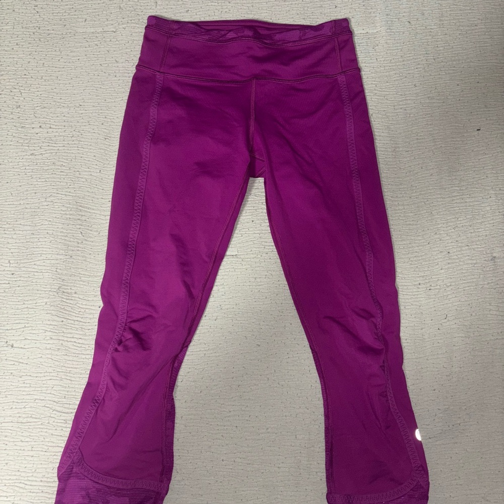 Lululemon Athletica Magenta Leggings